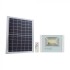 Proiector LED 16W corp alb cu panou solar si telecomanda cu functii multiple IP65 4000K