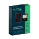 Proiector LED 6W corp negru cu panou solar 50W si telecomanda cu functii multiple IP65