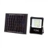 Proiector LED 12W corp negru cu panou solar 100W si telecomanda cu functii multiple IP65
