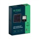 Proiector LED 16W corp negru cu panou solar 200W si telecomanda cu functii multiple IP65