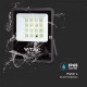 Proiector LED 16W corp negru cu panou solar 200W si telecomanda cu functii multiple IP65