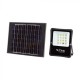 Proiector LED 16W corp negru cu panou solar 200W si telecomanda cu functii multiple IP65
