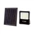 Proiector LED 20W corp negru cu panou solar 300W si telecomanda cu functii multiple IP65
