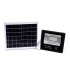 Proiector LED negru 16W Alb Neutru cu panou solar