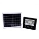 Proiector LED negru 16W Alb Neutru cu panou solar