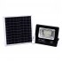 Proiector LED negru 20W Alb Neutru cu panou solar