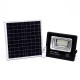 Proiector LED negru 20W Alb Neutru cu panou solar