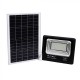 Proiector LED negru 50W Alb Neutru cu panou solar si telecomanda cu functii multiple
