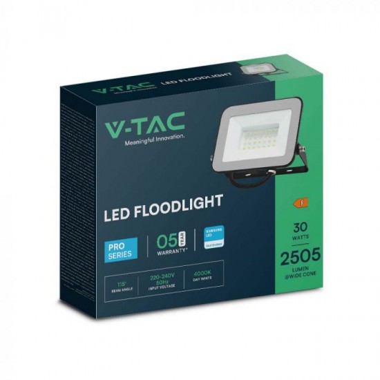 Proiector LED 30W cip Samsung PRO-S corp negru IP65