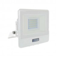 Proiector LED cu senzor 20W Cip SAMSUNG Corp Negru Alb cablu 1m