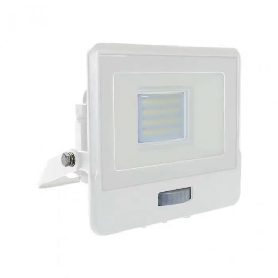 Proiector LED cu senzor 20W Cip SAMSUNG Corp Negru Alb cablu 1m