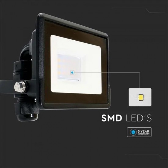 Proiector LED 20W cip SAMSUNG conexiune directa Corp Negru IP65