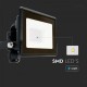 Proiector LED 20W cip SAMSUNG conexiune directa Corp Negru IP65