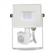 Proiector LED cu senzor 10W Cip SAMSUNG Corp Negru Alb