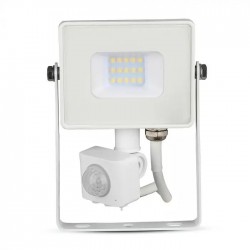 Proiector LED cu senzor 10W Cip SAMSUNG Corp Negru Alb
