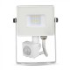 Proiector LED cu senzor 10W Cip SAMSUNG Corp Negru Alb
