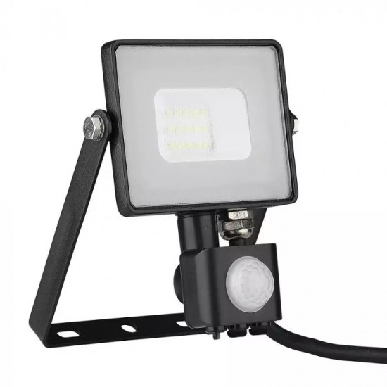 Proiector LED cu senzor 10W Cip SAMSUNG Corp Negru Alb