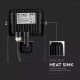 Proiector LED cu senzor 10W Cip SAMSUNG Corp Negru Alb