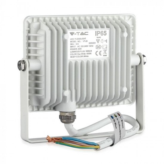 Proiector LED 20W Cip Samsung Corp Alb Alb Rece