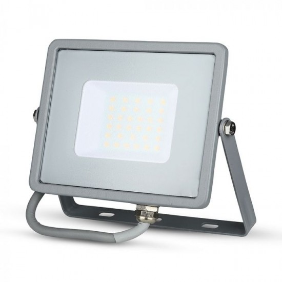 Proiector LED 30W cip Samsung Corp Gri lumina rece