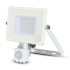 Proiector LED cu senzor 30W Cip SAMSUNG Corp Alb Alb Rece