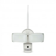 Proiector LED 18W Senzor WiFi si Camera Alb Rece