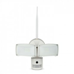 Proiector LED 18W Senzor WiFi si Camera Alb Rece