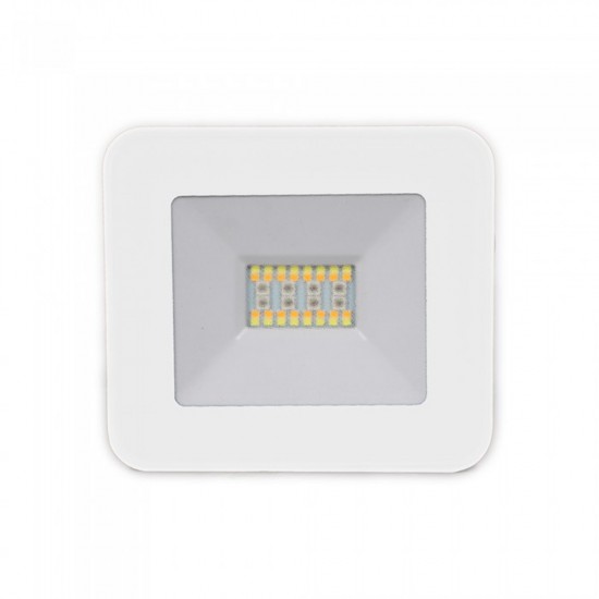 Proiector LED Smart 20W cu Bluetooth RGB + alb cald, neutru, rece Corp Alb