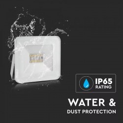 Proiector LED Smart 20W cu Bluetooth RGB + alb cald, neutru, rece Corp Alb