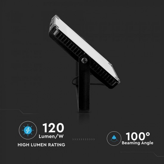 Proiector LED 200W Cip Samsung 120lm/W Corp Negru Alb Rece