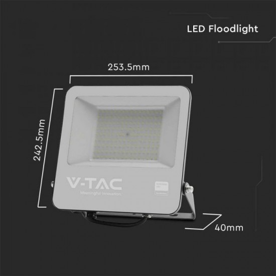 Proiector LED 100W Evolution cip Samsung 135lm/W Corp Negru IP65