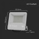 Proiector LED 100W Evolution cip Samsung 135lm/W Corp Negru IP65