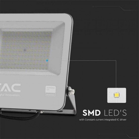 Proiector LED 100W Evolution cip Samsung 135lm/W Corp Negru IP65