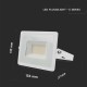 Proiector LED 30W E-Series G2 corp alb IP65