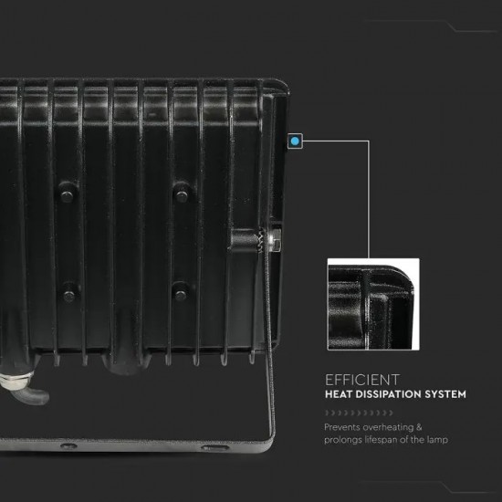 Proiector LED 50W E-Series G2 corp negru IP65