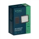 Proiector LED 6W corp negru cu panou solar 40W baterie fast charge inlocuibila si control inteligent cu telecomanda IP65