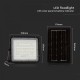 Proiector LED 6W corp negru cu panou solar 40W baterie fast charge inlocuibila si control inteligent cu telecomanda IP65