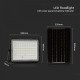 Proiector LED 15W corp negru cu panou solar 120W baterie fast charge inlocuibila si control inteligent cu telecomanda IP65