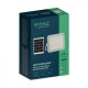 Proiector LED 6W corp alb cu panou solar 40W baterie fast charge inlocuibila si control inteligent cu telecomanda IP65