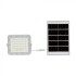 Proiector LED 10W corp alb cu panou solar 80W baterie fast charge inlocuibila si control inteligent cu telecomanda IP65