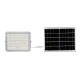 Proiector LED 20W corp alb cu panou solar 180W baterie fast charge inlocuibila si control inteligent cu telecomanda IP65