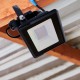 Proiector LED Smart 10W compatibil cu Amazon Alexa si Google Home RGB + alb cald, neutru, rece Corp Negru