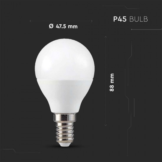 Bec LED bulb smart 4.8W E14 control telecomanda RF dimabil RGB+3000K
