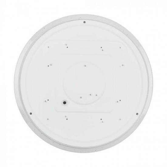 Plafoniera LED inteligenta 24W Smart dimabila RGB 3in1 compatibil Amazon Alexa si Google Home IP20 aspect instelat