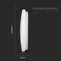 Plafoniera LED inteligenta 36W Smart dimabila RGB 3in1 compatibil Amazon Alexa si Google Home IP20 aspect instelat