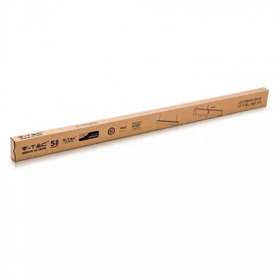 Corp de iluminat cu LED interconectabil suspendat 40W CIP SAMSUNG 120cm Corp Argintiu lumina neutra IP20