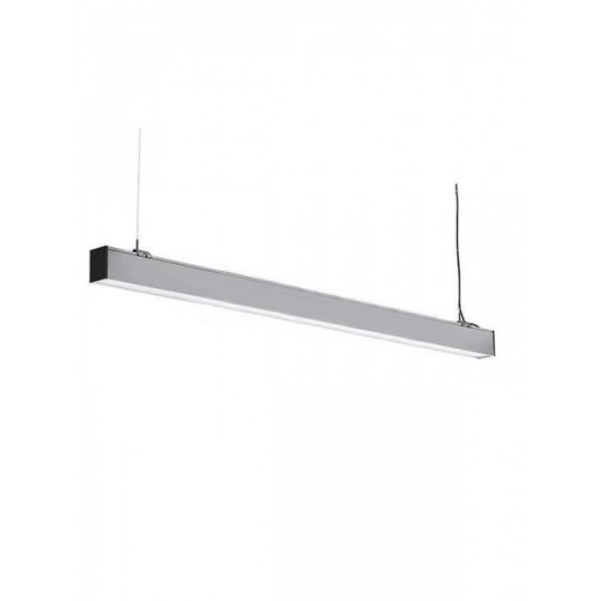 Corp de iluminat cu LED interconectabil suspendat 60W CIP SAMSUNG 120cm Slim Alb Neutru Corp Argintiu - iluminare sus/jos