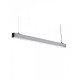 Corp de iluminat cu LED interconectabil suspendat 60W CIP SAMSUNG 120cm Slim Alb Neutru Corp Argintiu - iluminare sus/jos