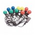 Sir de lumini LED cu 10 becuri 5 metri RGB + Alb Cald