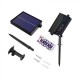 Ghirlanda solara LED 12m cu 10 becuri 0.5W filament transparente lumina calda si telecomanda IP44